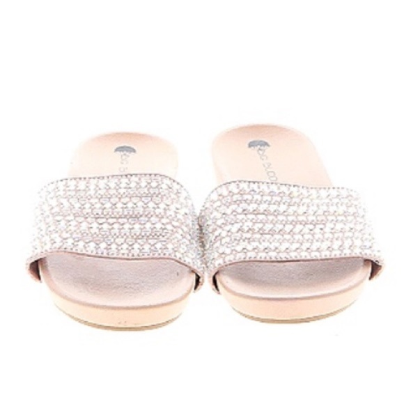 Big Buddha Shoes - Big Buddha Women's Jewel Slide Sandal in Blush Sz 8